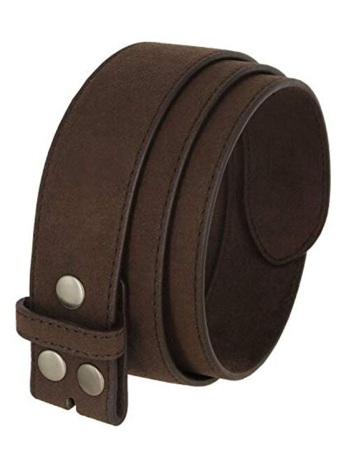 Casual Suede Leather Belt Strap for Women 1 1/2" Wide