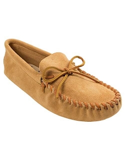 Minnetonka Men's Leather Laced Softsole Moccasin