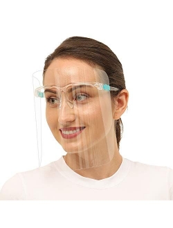 Reusable Face Shield,Transparent Face Shield Protect Face and Eyes From Water Droplets and Saliva,Face Shields for Women and Men