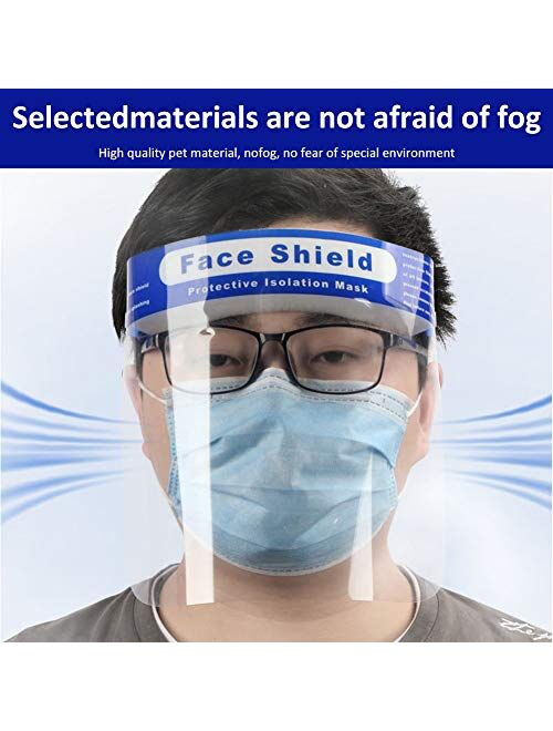 [Fulfillment By Amazon] Sunzel 10/6/5/3 Pack Face Shields with Bands and Sponges for Man Women and Child to Protect Eyes and Face