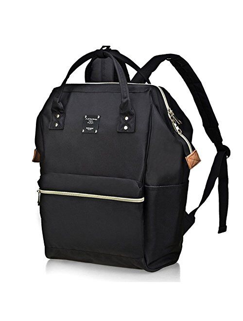 BebamourCasual College Backpack Lightweight Travel Wide Open Back to School Backpack for Women&Men