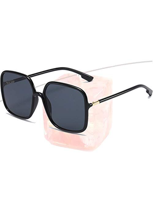 Party Sunglasses for Women Men UV Protection Rectangular Rimless Trendy Fashion Sun Glasses