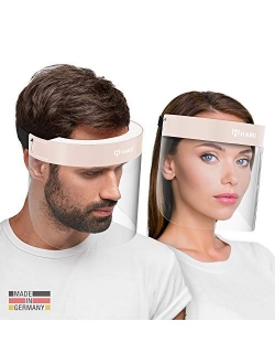 Pro visor Face Shield, medical certified face protection with Anti Fog, Visor for adults, Made in Germany -