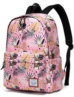 School Backpack for Girls,VASCHY Water Resistant Durable Casual Schoolbag Bookbag for Middle School Students