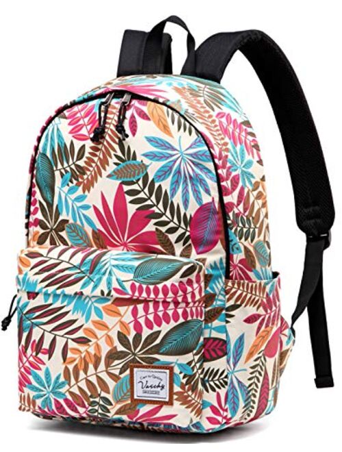 School Backpack for Girls,VASCHY Water Resistant Durable Casual Schoolbag Bookbag for Middle School Students