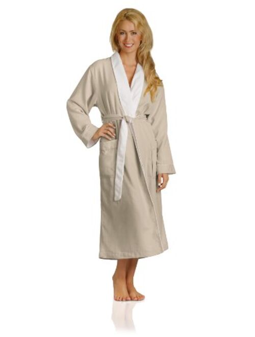 Luxury Spa Robe - Microfiber with Cotton Terry Lining