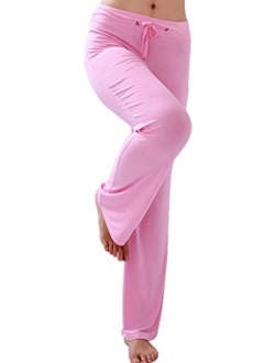 Hoerev Women's Soft Slimming Lounge Pants Yoga Pants Bell-Bottom Pants Flared Bottoms Pants