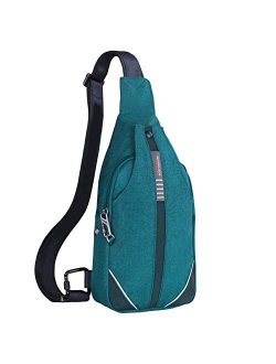 Waterfly Small Crossbody Sling Backpack Anti Theft Backpack for Traveling Chest Shoulder Bag