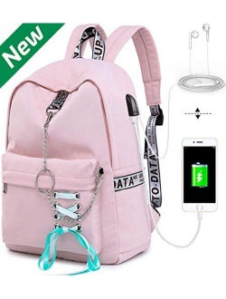 Hey Yoo HY760 Cute Casual Hiking Daypack Waterproof Bookbag School Bag Backpack for Girls Women