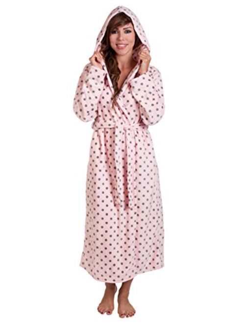 Hoodie Robe Plush Hooded Robe Spa Bathrobe Hoody Robe Long Robe Plus Size Avail.