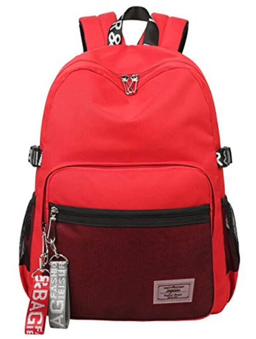 Mygreen Casual Style Lightweight Canvas Backpack School Bag Travel Daypack