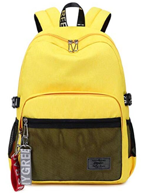 Mygreen Casual Style Lightweight Canvas Backpack School Bag Travel Daypack