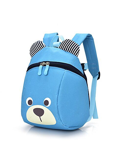 Age 1-2Y Cute Bear Small Toddler Backpack With Leash Children Kids Backpack Bag for Boy Girl