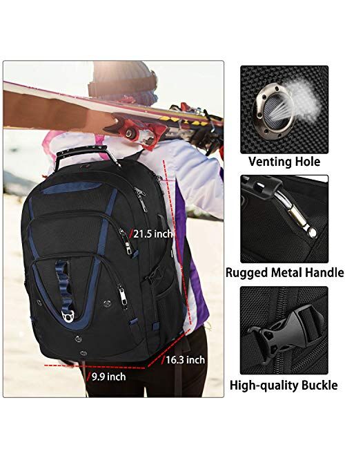 Large Laptop Backpack for Men Extra Large Gaming Laptops Backpack with USB Charger Port