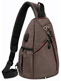 TITECOUGO Sling Bag Crossbody Shoulder Outdoor Travel Hiking Backpack for Women & Men