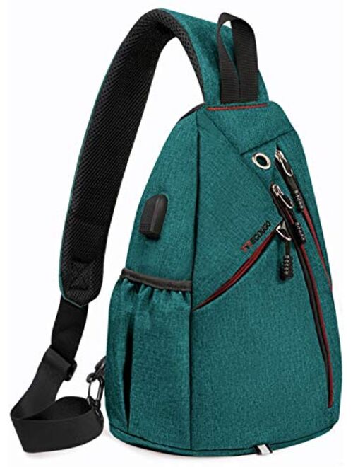 TITECOUGO Sling Bag Crossbody Shoulder Outdoor Travel Hiking Backpack for Women & Men