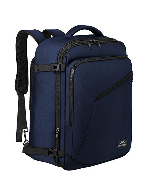 Matein Carry on Backpack, Expandable Flight Approved Weekender Travel Backpack