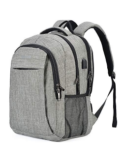 Travel Laptop Backpack College School bag Casual Daypack with USB Charging Port