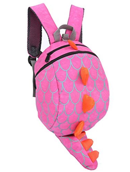 ZHUANNIAN Kids Toddlers Dinosaur Backpack with Safety Leash for Boys Girls