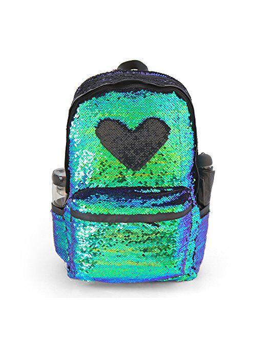 Buy Sequin Backpack For Girls Glitter School Backpack Kids Kindergarten Elementary Bookbag Mermaid Backpack Online Topofstyle