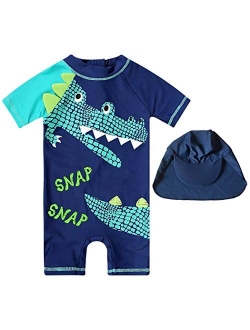 7-Mi ToddlerKids Boys Rashguard Swimsuit Bathing Suit Swimwear Sets -2T-6T