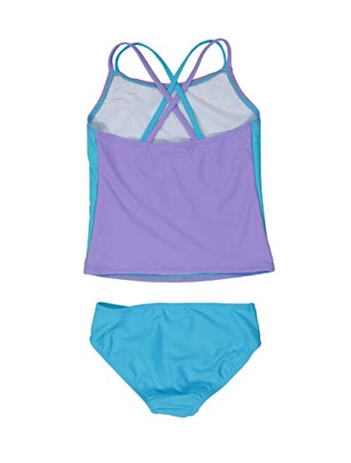 BELLOO Girls Two Pieces Swimsuit Tankini Set 2 Piece Bathing Suits for 4-14 Years