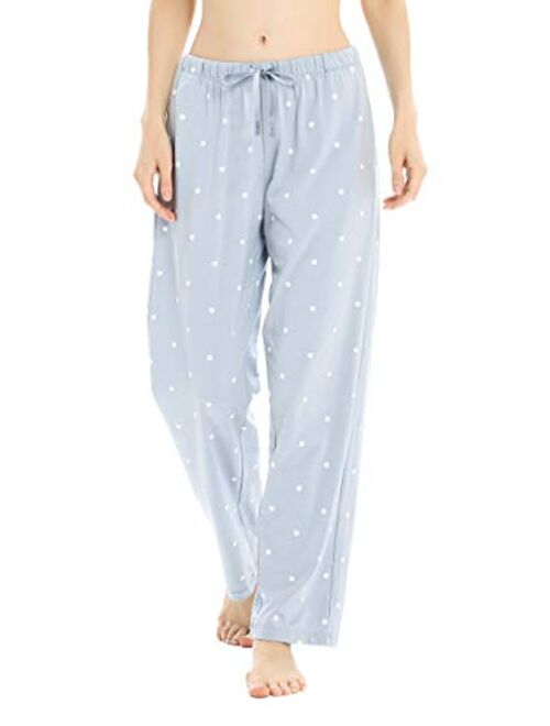 Femofit Pajama Pants for Women, Lounge Pant Cotton Pajama Pant Pajama Bottoms Sleepwear Pack of 2 S~XL