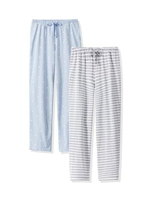 Femofit Pajama Pants for Women, Lounge Pant Cotton Pajama Pant Pajama Bottoms Sleepwear Pack of 2 S~XL