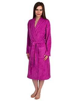 TowelSelections Women's Robe, Turkish Cotton Terry Shawl Bathrobe