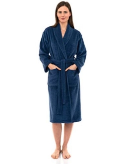 TowelSelections Women's Robe, Turkish Cotton Terry Shawl Bathrobe