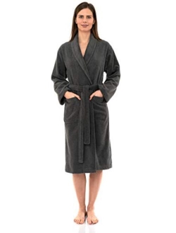 TowelSelections Women's Robe, Turkish Cotton Terry Shawl Bathrobe