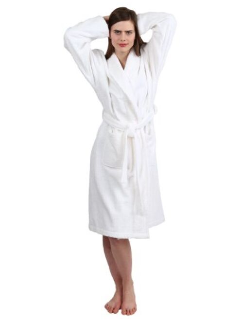 TowelSelections Women's Robe, Turkish Cotton Terry Shawl Bathrobe