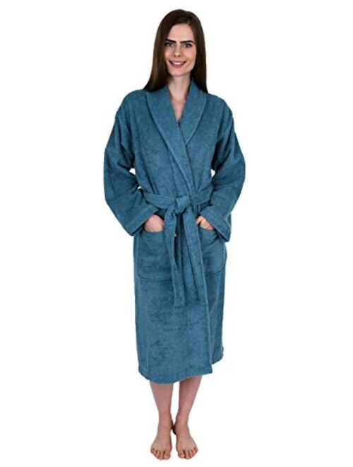 TowelSelections Women's Robe, Turkish Cotton Terry Shawl Bathrobe