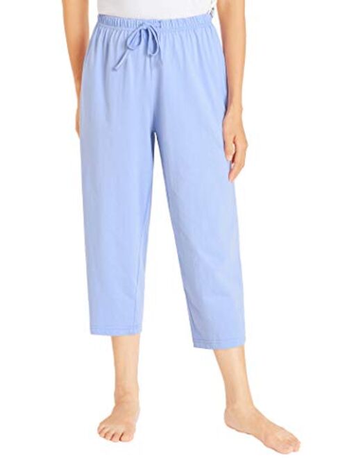 Latuza Women's Cotton Capri Pants Sleep Capris