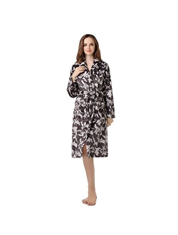 Richie House Women's Plush Soft Warm Bathrobe Robe Size S-XL