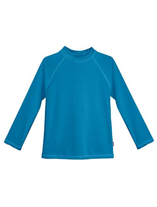 City Threads Girls' SPF50 Rash Guard Sun Swimming Tee Pool & Beach