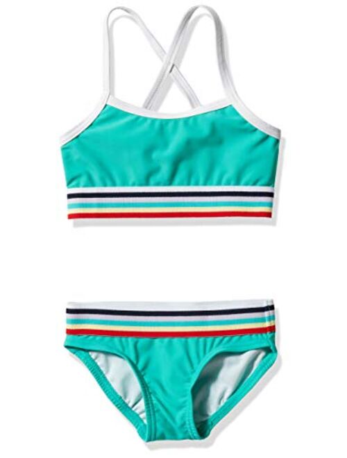 Kanu Surf Girls' Tanya UPF 50+ Beach Sport Athletic Bikini Swimsuit