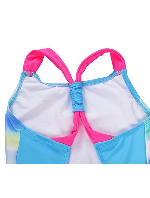 DUSISHIDAN Swimsuits for Big Girls, One Piece Bikini Swim Bathing Suits