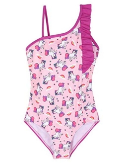 Girl's One Piece Swimsuit Bikini Swimwear Kids Monokini UPF 50