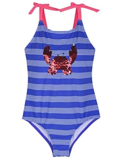 Girl's One Piece Swimsuit Bikini Swimwear Kids Monokini UPF 50