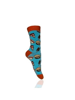 Tootsie Footsie Women's Novelty Cool Design Crew Socks