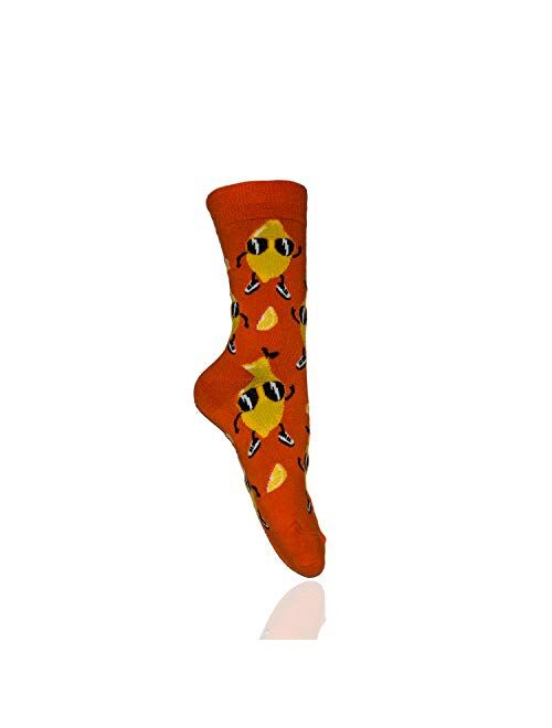 Tootsie Footsie Women's Novelty Cool Design Crew Socks