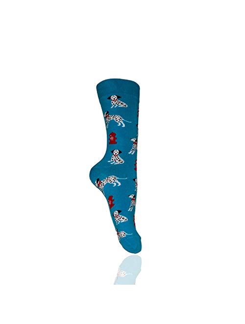 Tootsie Footsie Women's Novelty Cool Design Crew Socks