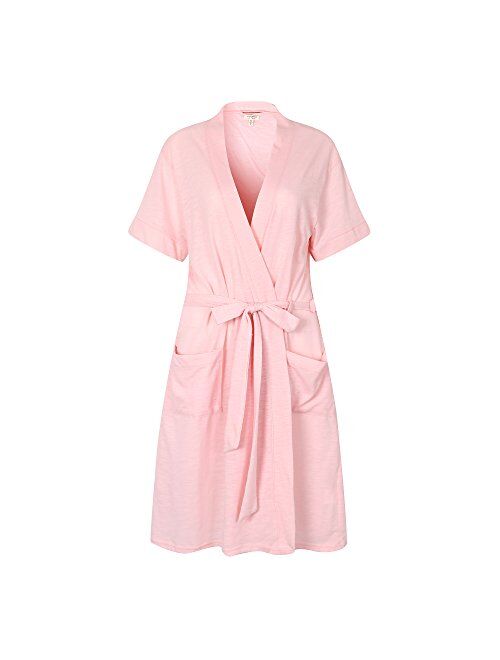 Richie House Women's Short Sleeve Cotton Bathrobe Robe Size XS-XL RHW2753