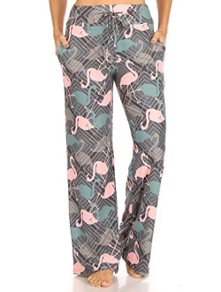 Women's Comfortable Casual Print Pajama Lounge Pants BAT1