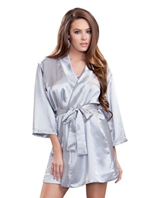 iCollection Women's Satin Robe