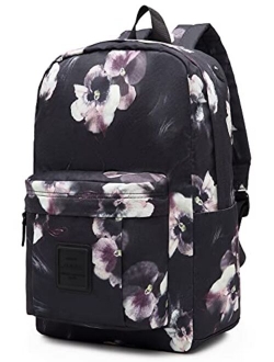 599s Floral School Backpack For Teen Girls, Water resistance & Durable Bookbag Cute for College