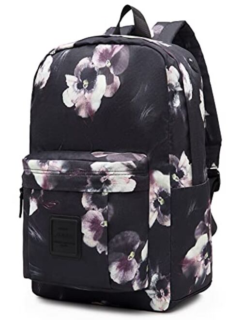 HotStyle 599s Floral School Backpack For Teen Girls, Water resistance & Durable Bookbag Cute for College