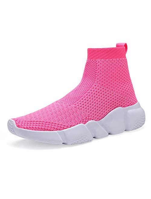 Casbeam Women's Balenciaga Look Running Knit Comfortable Lightweight Breathable Casual Sports Shoes Fashion Sneakers Slip-On Walking Shoes