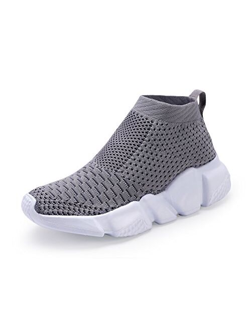 CHUI Boys Girls Breathable Balenciaga Look Sneakers Mesh Lightweight Easy Walk Casual Slip-On Athletic Running Walking Shoes (Little Kid/Big Kid)